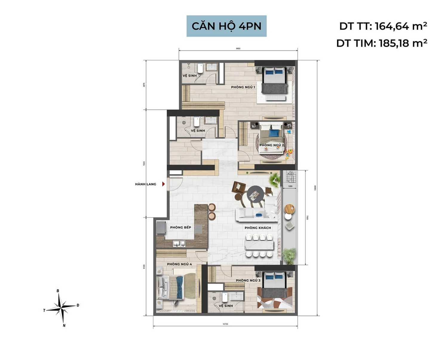 Mặt bằng chi tiết căn hộ chung cư Alluvia City